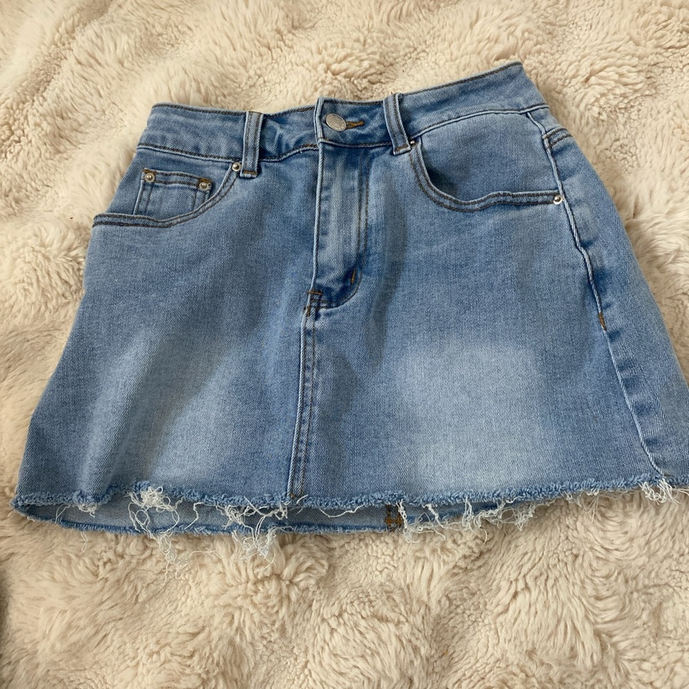 Denim Blue Women's Skirt